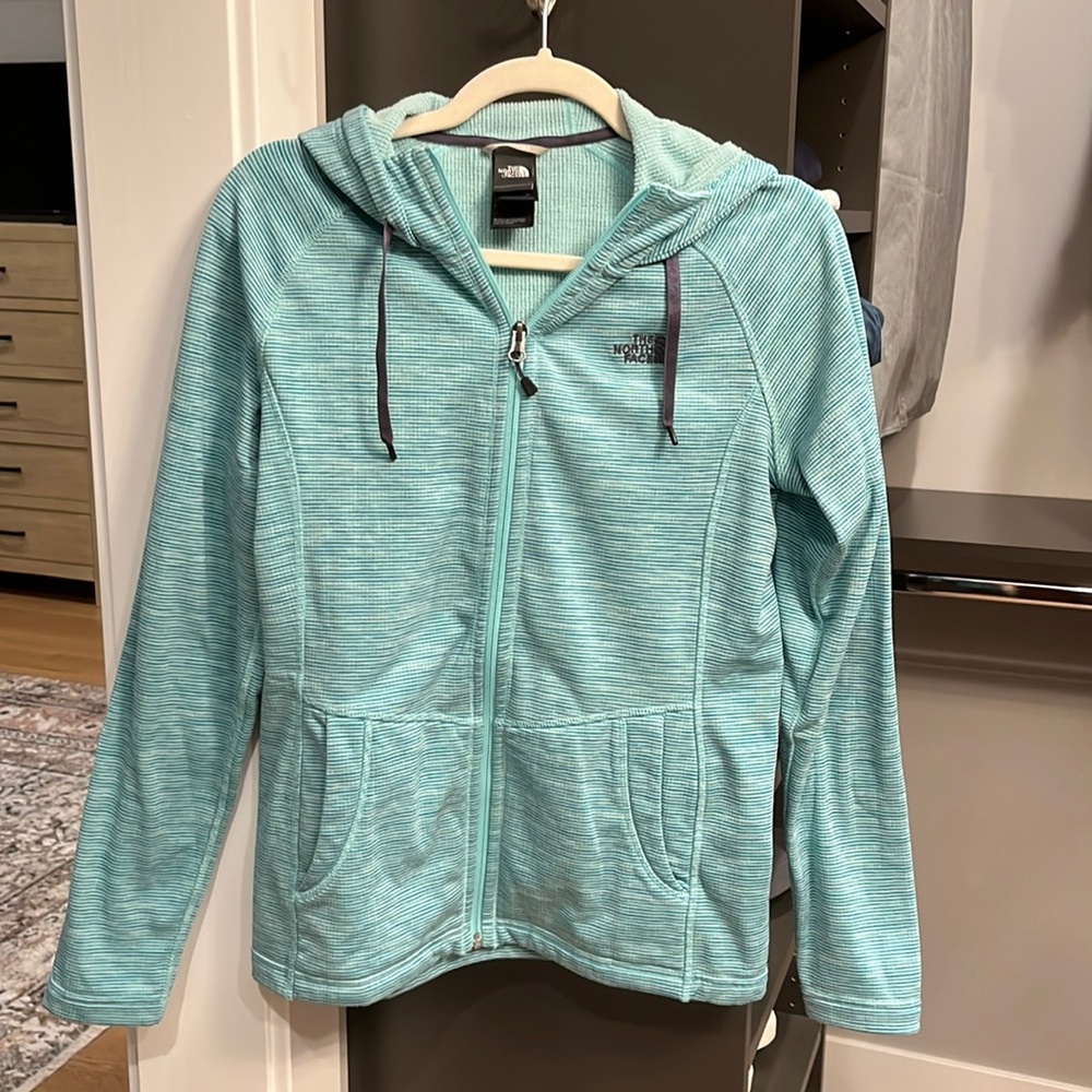 The north face zip up hoodie